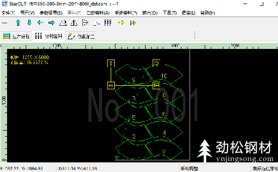 等离子数控切割钢板方法